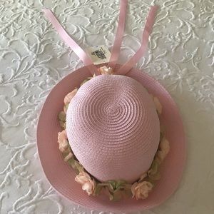Child’s pink hat